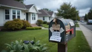2025 home insurance cost variations by state illustrated with mailbox protest signs