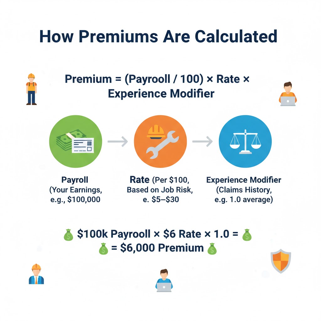 Workers Compensation Rates for Independent Contractors 2 Workers' Comp Calculation Formula