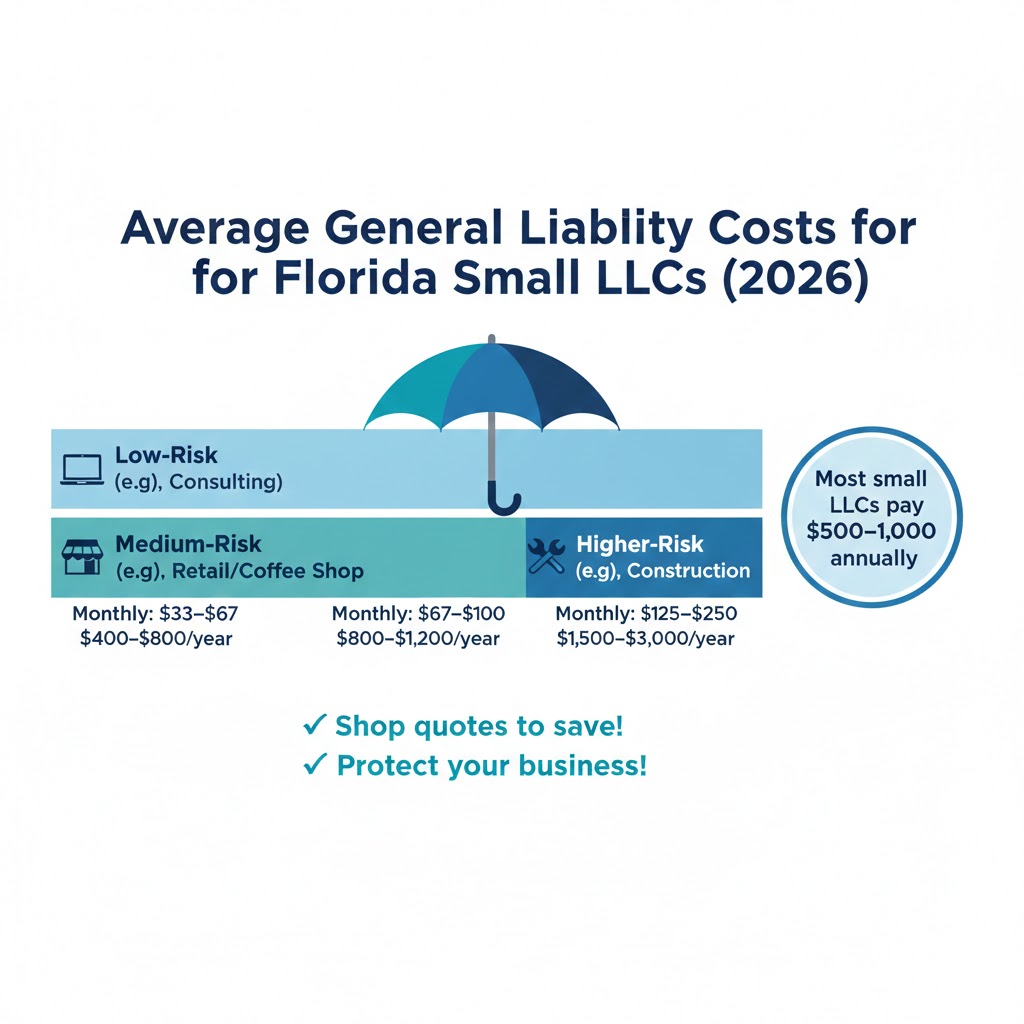 General Liability Insurance Cost for Small LLCs in Florida