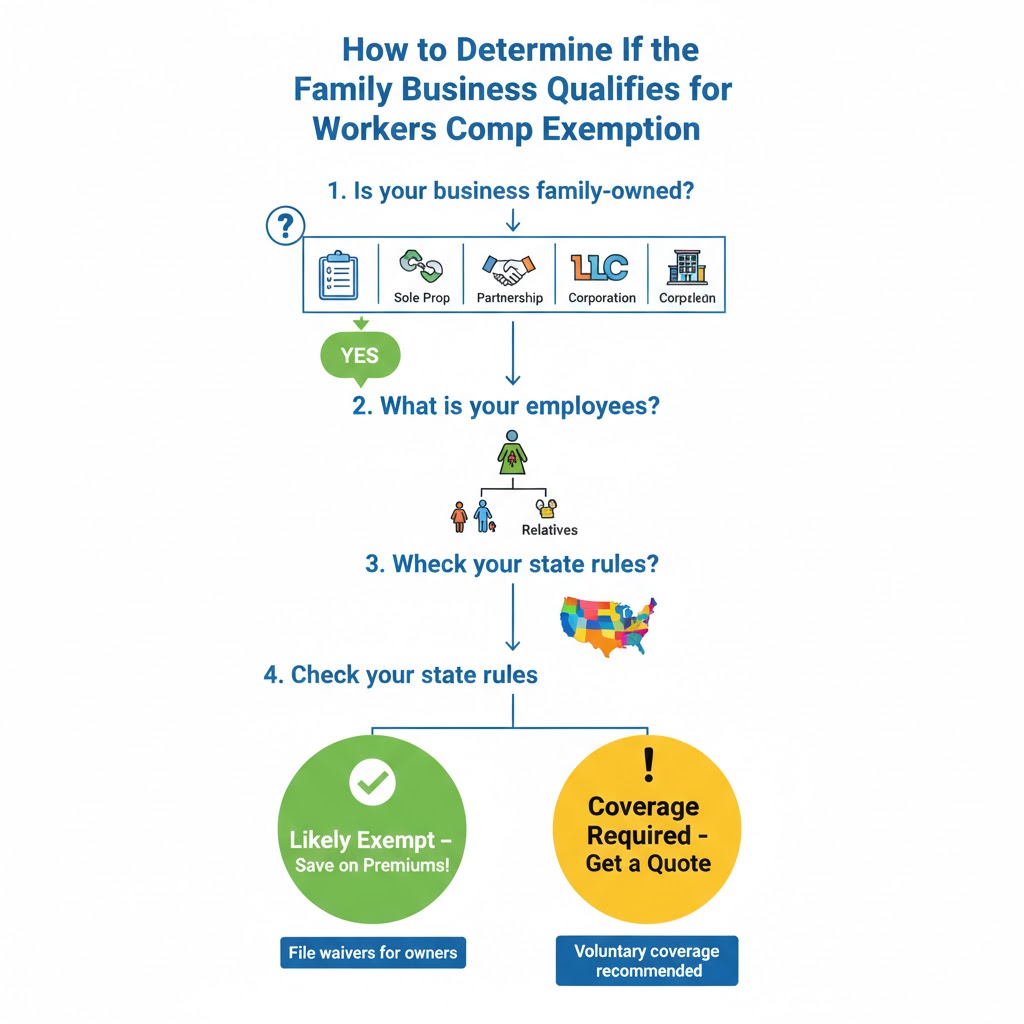 Workers Comp Exemptions for Family Owned Business USA Rules