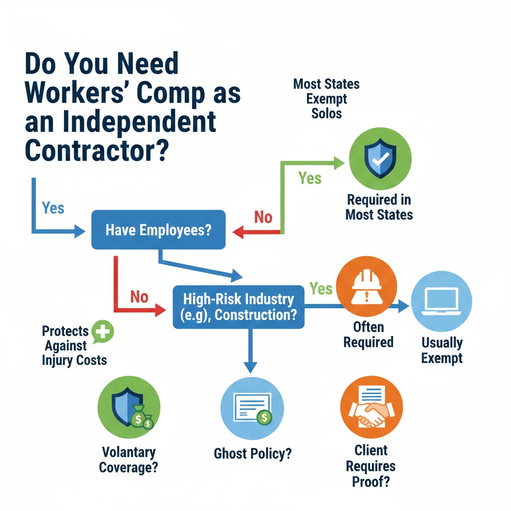 Workers Compensation Rates for Independent Contractors 3 Do Independent Contractors Need Workers' Comp?